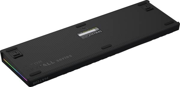 Клавіатура HATOR Skyfall 100 PRO Wireless Grey-Black UK-ISO Silent Switches (HTK4100EU)
