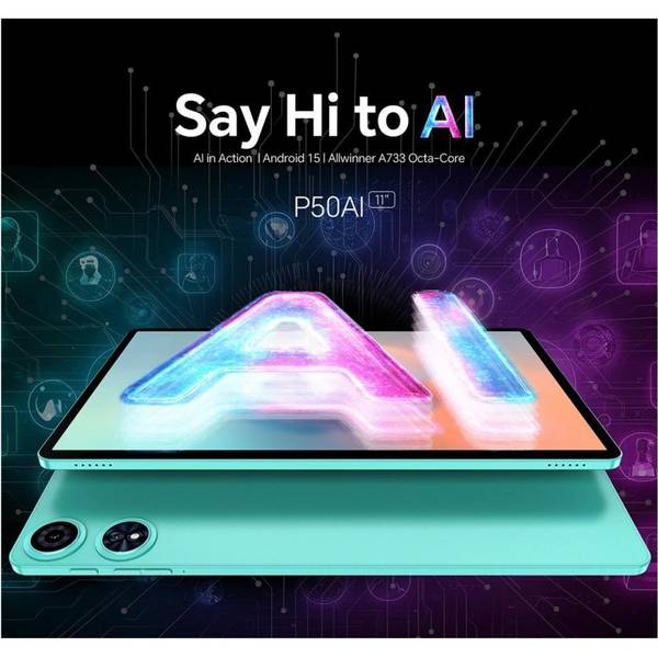 Планшет Teclast P50AI 6/128GB WiFi Guava Teal (6940709687147)