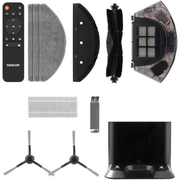 Робот-пилосос з вологим прибиранням Sencor SRV 9120BK