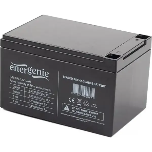 Акумулятор для ДБЖ/інвертора EnerGenie 12V 12Ah (BAT-12V12AH)