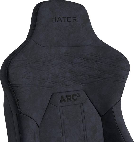 Комп'ютерне крісло для геймера HATOR Arc 3 XL Velour Black (HTC3440XL)