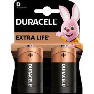 Батарейка Duracell D bat Alkaline 2шт 81545439/5005987
