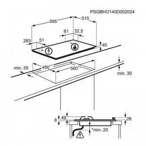 Варочная поверхность газовая Electrolux KGS6426SX
