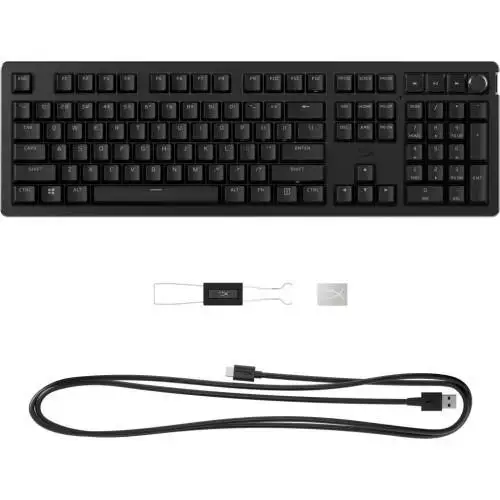Клавіатура HyperX Alloy Rise PBT HX Red USB Black (7G7A3AA)