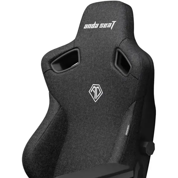 Комп'ютерне крісло для геймера Anda Seat Kaiser 3 XL Black Fabric (AD12YDC-XL-01-B-CF)