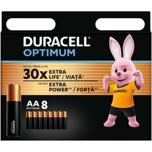 Батарейка Duracell Optimum AA 8шт/уп (5014726, 5015601)