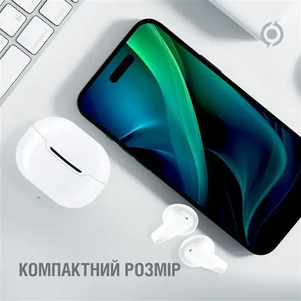 Навушники TWS Piko TWS-MiniJoy White (1283126583421)