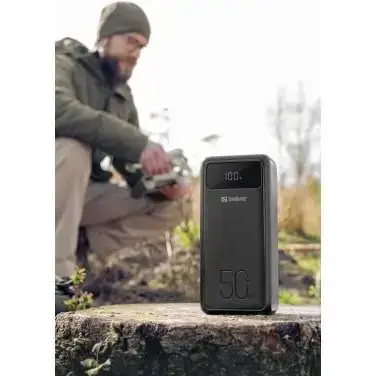 Зовнішній акумулятор (павербанк) Sandberg PD 50000 mAh 130W PD Black (420-75)