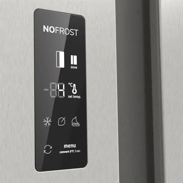 Холодильник з морозильною камерою Gorenje NRR9185EAXL