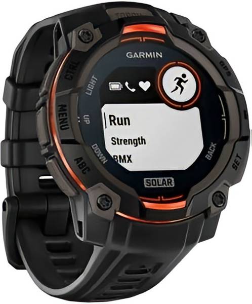 Смарт-годинник Garmin Instinct 3 45mm Solar Black with Black Band (010-02934-00/40)