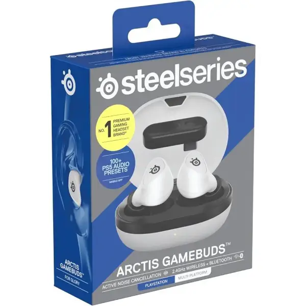 Наушники TWS SteelSeries Arctis GameBuds White (61682)