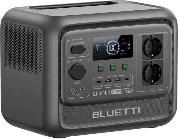 Зарядная станция BLUETTI Elite 100 V2 (P-EL100V2-EU-GY-BL-010)