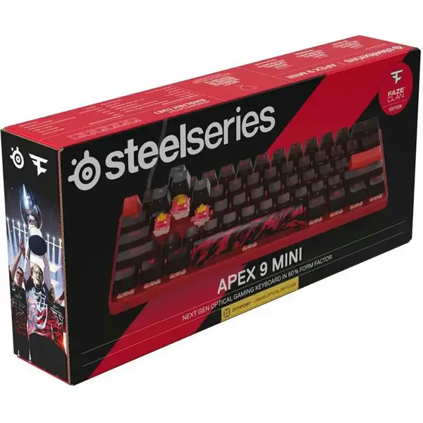 Клавіатура SteelSeries Apex 9 Mini FaZe Clan Edition (64853)
