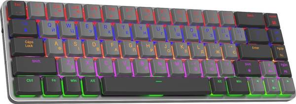 Клавиатура GamePro MK122R Red Switch Low Profile Dark Gray