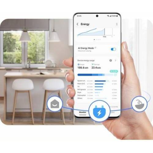 Холодильник з морозильною камерою Samsung RB38C600EWW/UA