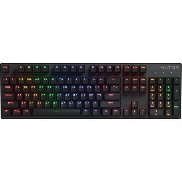 Клавиатура HATOR Icefall Mecha Rainbow Black (HTK104UA)