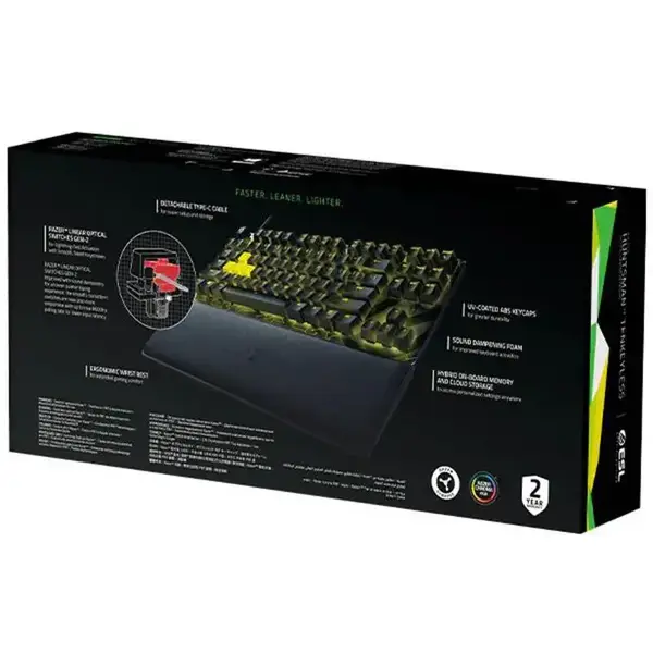 Клавіатура Razer Huntsman V2 Tenkeyless Red Switch (RZ03-03941700-R3M1)
