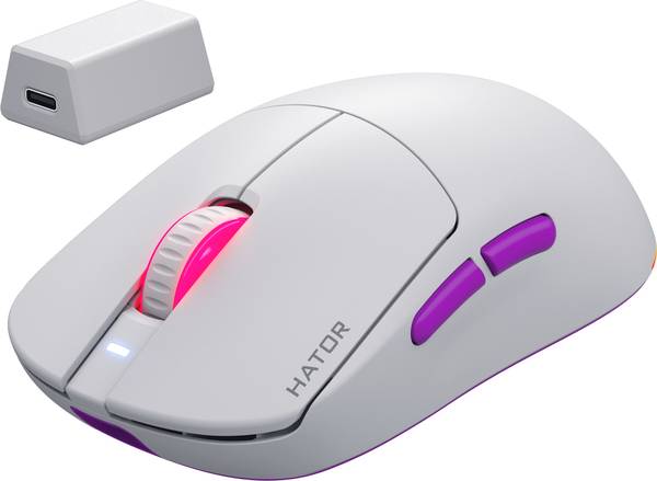 Миша HATOR Quasar 3 Ultra 8K Wireless White (HTM771)