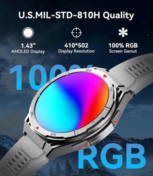 Смарт-годинник Oukitel BT12 Grey