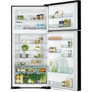 Холодильник з морозильною камерою Hitachi R-V660PUC7BBK