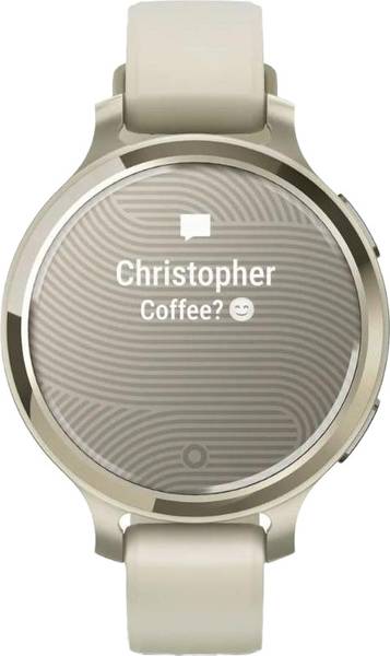 Смарт-годинник Garmin Lily 2 Active Lunar Gold with Bone Silicone Band (010-02891-00/50)