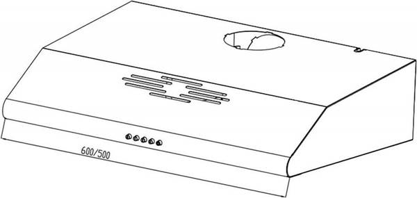 Витяжка пласка Jantar ST I LED 50 BR