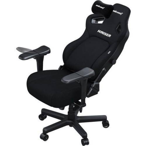 Комп'ютерне крісло для геймера Anda Seat Kaiser 4 L Black Linen Fabric (AD12YDDC-L-20-B-CF)