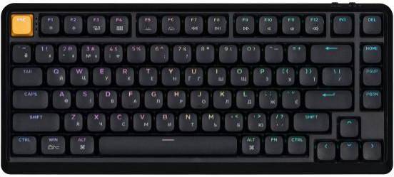Клавіатура Keychron J1 82 Key K Pro Brown RGB Black (J1-H3-UA)