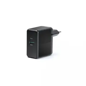 Мережевий зарядний пристрій REAL-EL CH-350 Black (EL123160017)