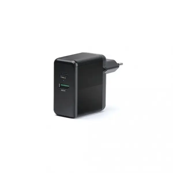 Мережевий зарядний пристрій REAL-EL CH-350 Black (EL123160017)