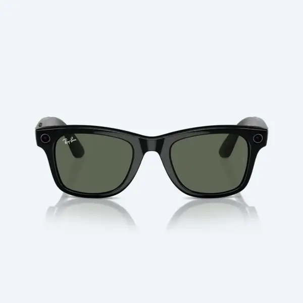 Смарт-окуляри Ray-Ban Meta Wayfarer Shiny Black Frame Green Lenses (RW4006 601/71 50-22)