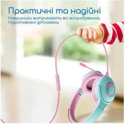 Навушники з мікрофоном Promate Coddy Bubblegum (coddy.bubblegum)
