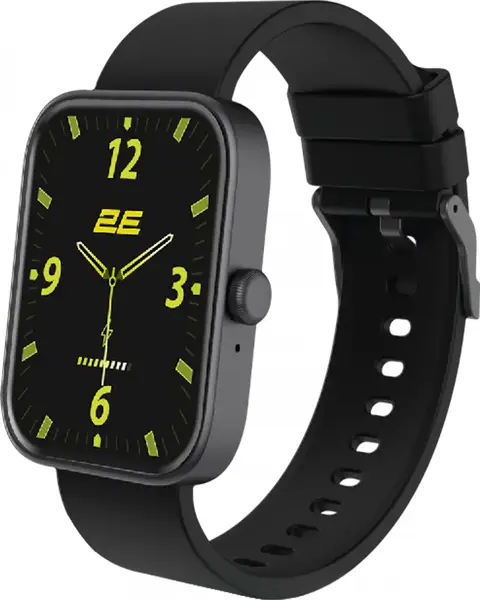 Смарт-часы 2E Alpha SQ Music Edition 46mm Black (2E-CWW40BK)
