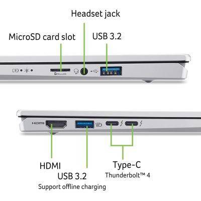 Ноутбук Acer Swift Go 14 SFG14-74-74SQ Pure Silver (NX.JCWEU.005)