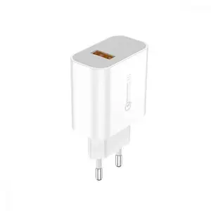 Мережевий зарядний пристрій Foneng EU46 QC3.0 Charger (1USBх3A) White + Lightning (EU46-CH-IP