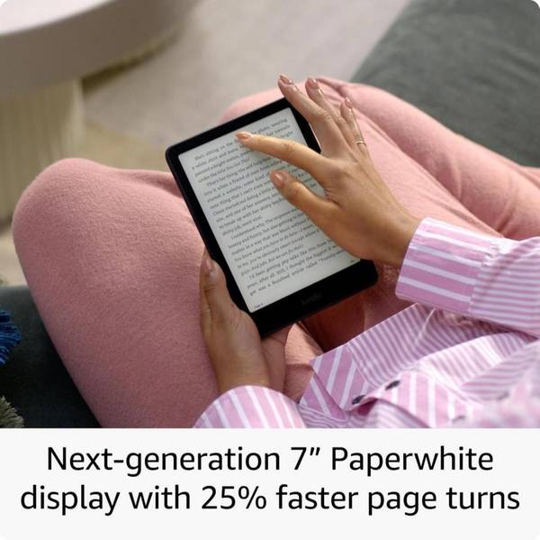 Электронная книга с подсветкой Amazon Kindle Paperwhite Signature Edition 12th Gen. 2024 32Gb Metallic Black