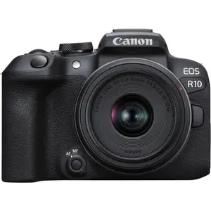 Бездзеркальний фотоапарат Canon EOS R10 kit (RF-S 18-45mm) IS STM (5331C047) Бездзеркальний фотоапарат Canon EOS R10 kit (RF-S 18-45mm) IS STM (5331C047)