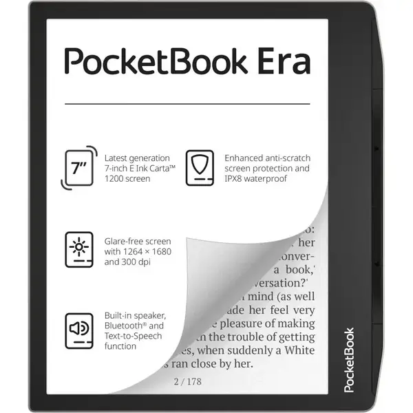 Електронна книга з підсвічуванням PocketBook 700 Era Stardust Silver (PB700-U-16-WW)
