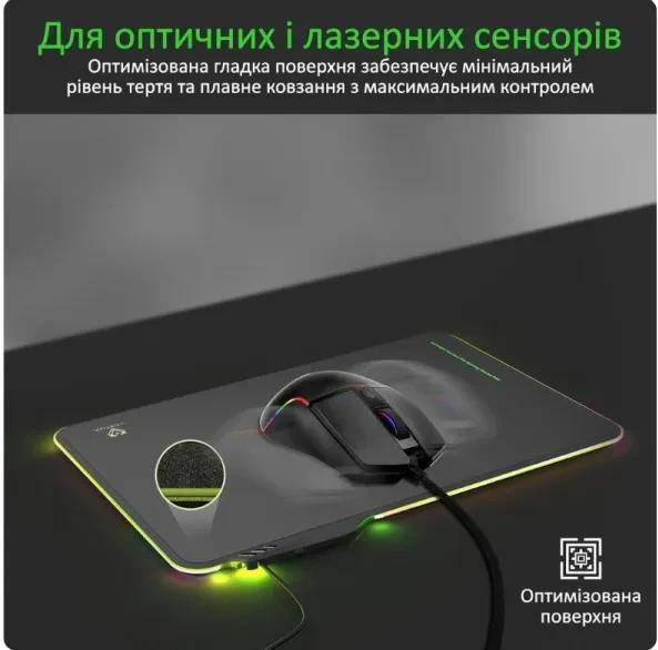 Килимок для миші Vertux FluxPad Speed Black (fluxpad.black)