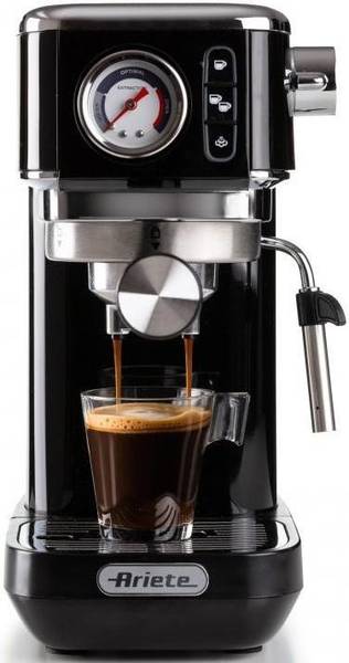 Рожковая кофеварка эспрессо Ariete 1381 Black (00M138112AR0)