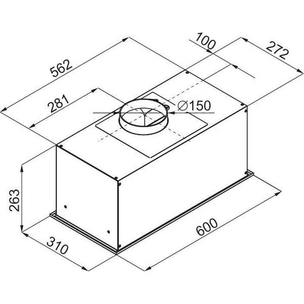 Витяжка вбудована Hansa OMC6561BGH