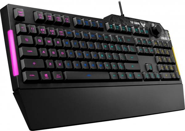 Клавіатура ASUS TUF Gaming RGB Black (90MP01X0-BKMA00)