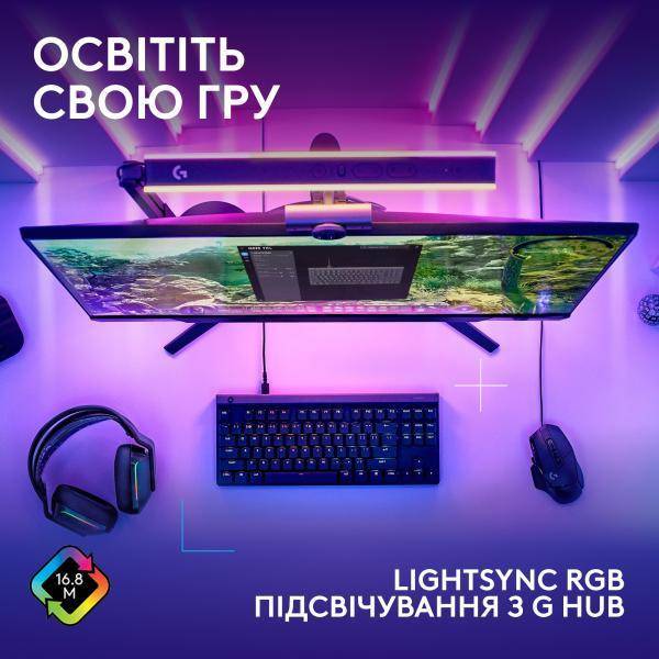 Клавіатура Logitech G515 TKL Wired Gaming Keyboard Black (920-012872)