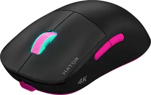 Миша HATOR Quasar 2 Ultra 4K Wireless Black/Pink (HTM570BP)