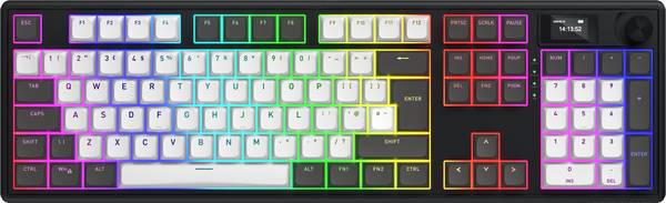 Клавіатура HATOR Skyfall 100 PRO Wireless Grey-Black UK-ISO Silent Switches (HTK4100EU)