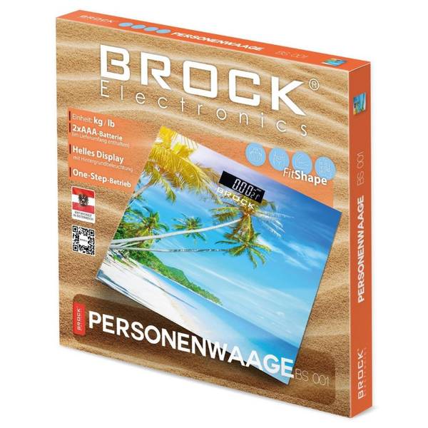 Ваги підлогові електронні BROCK BS 001