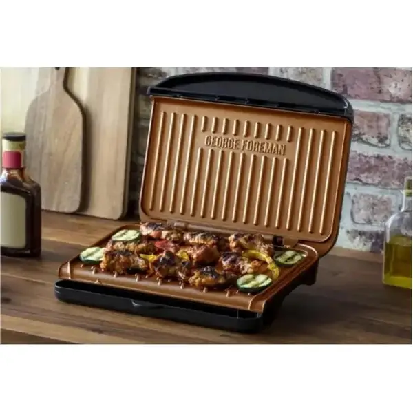 Електрогриль притискний George Foreman Fit Grill Copper Medium 25811-56