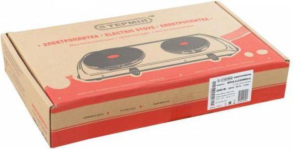 Настольная плита Термия ЭПЧ 2-2,2/230М2 нержавеющая