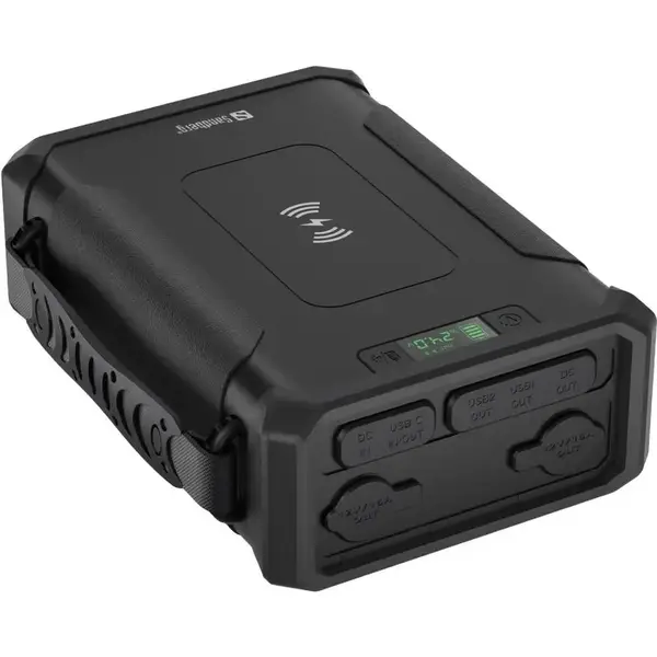 Зовнішній акумулятор (павербанк) Sandberg Survivor 96000mAh 8-in-1 Black