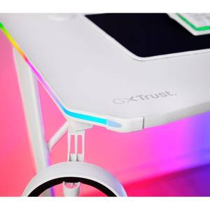 Геймерський ігровий стіл Trust GXT 709W Luminus White (25328) Геймерський ігровий стіл Trust GXT 709W Luminus White (25328)